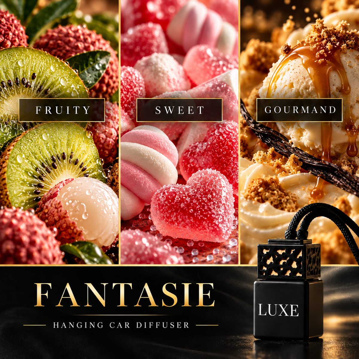 Fantasie scent notes – Fruity, Sweet and Gourmand